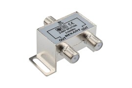 Разветвитель (делитель) антенный, REXANT 05-6001, на 2 выхода, под F-разъем 46643