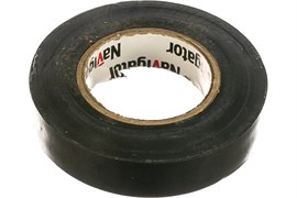 Изолента Navigator NIT-B15-20/BL 71103, 15ммx20м, ПВХ, черная 41999