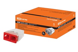 Клемма 2-проводная TDM КБМ-2273-232, 2x2.5мм2, с пастой 36721