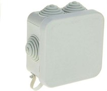 Коробка распределительная HEGEL КР2603, для открытой проводки, 40х85х85мм 12994