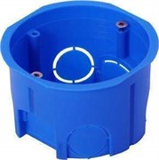 Коробка установочная (подрозетник) UPLAST 010-033, для скрытой проводки, 45х68мм, с винтами, для твердых стен 26130