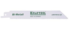 Полотно для сабельной электроножовки KRAFTOOL 159707-4,2  шаг 4.2 мм, 130 мм