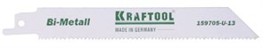 Пилка для эл/ножовки KRAFTOOL "INDUSTRIE QUALITAT" 159755-08 S522EF, 1/2 S. фрез.зубья, Bi-Metall, шаг 1.4мм, 80 мм