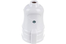 Розетка кабельная SmartBuy SBE-10-S02-W, 220В, переносная, одноместная, без заземления 64354