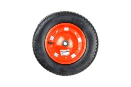 Колесо ECO WB-P207 надувное, с подшипником 12мм, диаметр 320мм, для тачки с осью 12х100мм 90639