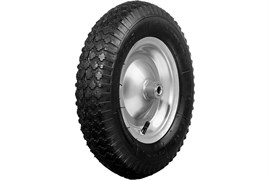 Колесо СИБИН СК-2 пневматическое, с подшипником 16мм, диаметр 380мм, для тачки арт. 39904 39996 90138