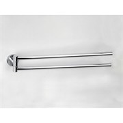 Держатель для полотенец САНАКС 1112, двойной, поворотный, настенный 70560