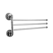 Держатель для полотенец САНАКС 1212, тройной, поворотный, настенный 70568