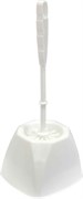 Ерш для туалета IDEA М5011 Блеск Гранд, напольный, пластиковый, с подставкой, белый 90190