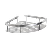 Полка для ванной САНАКС 75068, металлическая, литое дно, хромированная, угловая 46303