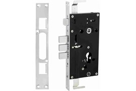 Замок врезной VETTORE A18-01 (Р), правый, без ручек, без механизма секретности, хром, цилиндровый 73760