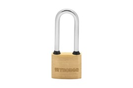 Замок навесной TRODOS BC-BL5-40, 40мм, с длинной дужкой, латунь, цилиндровый 89099