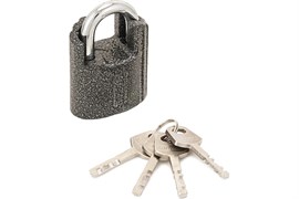 Замок навесной АЛЛЮР ВС2Ч-501 (HA-501), 52мм, чугун, дисковый 84940