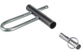 Замок навесной ШЕПАРД ЗНВ-1Д, 100мм, сталь, винтовой 89093