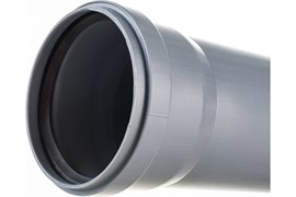 Труба для внутренней канализации, диаметр 110мм, длина 3м, толщина стенки 2.7мм, полипропиленовая, серая 192