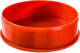 Заглушка для наружной канализации, 160мм, полипропиленовая, красная 17613