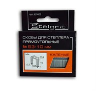 Скобы STELGRIT закалённые тип 53  14 мм 1000шт 32988