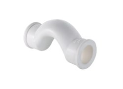 Скоба обводная раструбная PPRC 20мм, Valtec, с муфтами, короткая, полипропиленовая, белая 20534