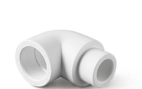 Угольник переходной PPRC 25мм, 90 градусов, внутренний-наружный, полипропиленовый, белый 32662