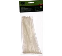 Хомут/кабельная стяжка СИБРТЕХ 45523, 160х2.5мм, белый, пластиковый, 100шт. в упаковке 88790