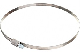 Хомут червячный 180-200мм, стальной, оцинкованный 86745