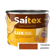 Покрытие защитно-декоративное (антисептик) SAITEX LUX, 1л, тиковое дерево 91313