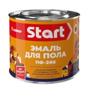 Эмаль для пола ПФ-266 Start, алкидная, вишневая, 1.8кг, глянцевая 91296