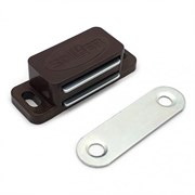 Магнит мебельный SOLLER, 42x12.5мм, коричневый 89584