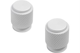 Ручка-кнопка мебельная STAHLBURO Knob AP2706 W, 20мм, матовый белый 90125