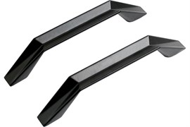 Ручка-скоба мебельная STAHLBURO A109-96 BL, 96мм, матовый черный 90401