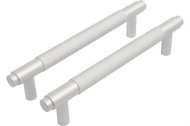 Ручка-скоба мебельная STAHLBURO AP2309-128 W, 128мм, матовый хром 90131