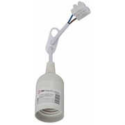 Патрон с клеммной колодкой ЭРА, Е27, пластиковый, белый 85638