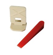 Система выравнивания плитки СВП USP 16770 Стартовый набор, комплект: зажим П-образный 40шт + клин 40шт 89968