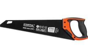 Ножовка по дереву STARTUL PROFI ST4250-45, 450мм, 11 TPI, двухкомпонентная рукоятка 90485