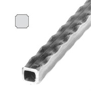 Труба промятая 20x20ммx2м, стальная 90653