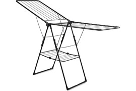 Сушилка для белья напольная NIKA СБ8, складная, 181х51.5х93см, 21м, черная, металл 16507