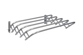 Сушилка для белья настенная NIKA СН120 Гармошка, 120х45х118.5см, раздвижная, серебро, металл 55223