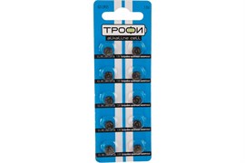 Элемент питания (батарейка) ТРОФИ G3(392) LR736, LR41, таблетка, щелочной, 1.5В, поштучно 82030