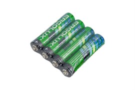 Элемент питания (батарейка) ERGOLUX R03 SR4, мизинчиковый, солевой, 1.5В, поштучно 75859