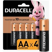 Элемент питания (батарейка) DURACELL LR06, пальчиковый, щелочной, 1.5В 84069