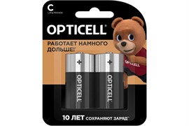 Элемент питания (батарейка) OPTICELL LR14/343/C BL-2, щелочной, 1.5В 88911