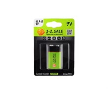Элемент питания (крона) 1-2.SALE 6LR61 BL1, E1M, щелочной, 9В, 1шт. в блистере 88904