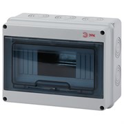 Щит распределительный для открытой проводки ЭРА SIMPLE КМПн-8, IP65, на 8 модулей, с крышкой, навесной 91147
