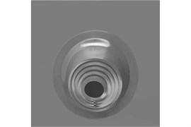 Мастер-флеш №17, 75-200мм, угловой, силиконовый, серебро 8002