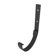 Кронштейн желоба водосточного, диаметр 230мм, оцинкованная сталь с покрытием, RAL 7024 серый 20895