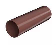 Труба водосточная, 125/82мм, 3м, пластиковая ПВХ, RAL 8017 коричневая 30947
