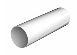 Труба водосточная, 125/82мм, 3м, пластиковая ПВХ, RAL 9003 белая 30948