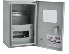 Щит учетно-распределительный ЭРА SIMPLE ЩУРн-1/6, 285х190х145, металл, серый 72350