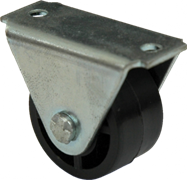 Ролик мебельный 493-2, опорный, малый, оцинкованная сталь 27549