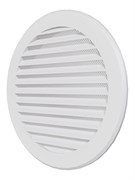 Решетка вентиляционная ЭРА 16РКС, с фланцем 160мм, диаметр 196мм, с антимоскитной сеткой, белая, пластиковая 87178